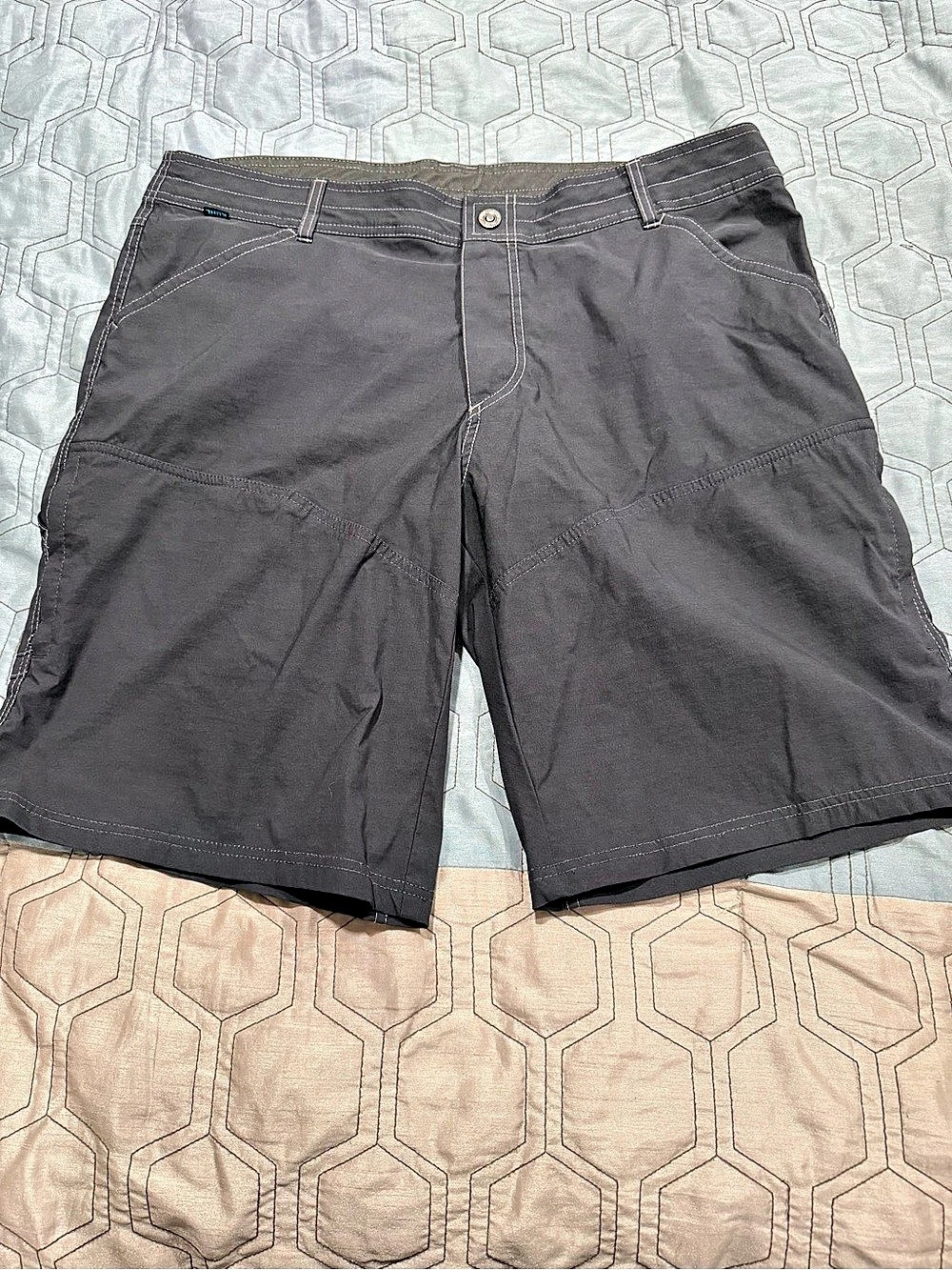 KUHL Renegade Shorts Mens Size 40 Gray Hiking Utility Cargo Tech Outdoor 10”